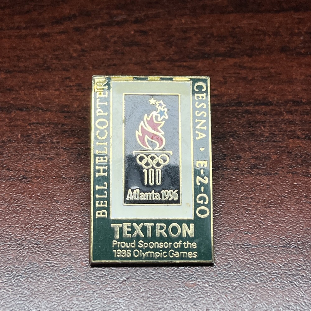 1996 Atlanta Olympics Textron‎ Official Helicopter Cessna Sponsor Lapel Hat Pin